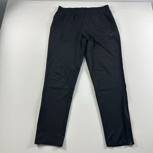 Asics Sweatpants Men's Large Black Tech Knit Running Training Performance Active